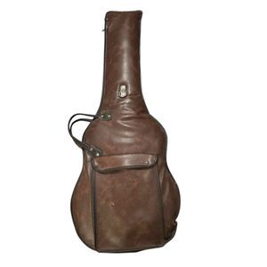 Vintage Yamaha Leather Electric Guitar Travel Bag